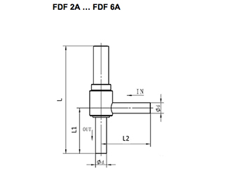 Solenoid Valve FDF Normally Close Series . FDF2A with FDF2A65 as the standard Product