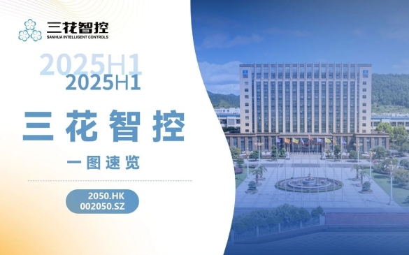 2025年三花智控半年报一图速览！